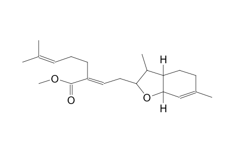 5-HEPTENOIC ACID, 2-[2-(2,3,3A,4,5,7A-HEXAHYDRO-3,6-DIMETHYL-2-BENZOFURANYL)ETHYLIDENE]-6-METHYL-METHYL ESTER