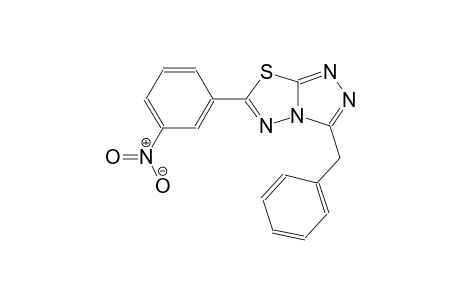 [1,2,4]triazolo[3,4-b][1,3,4]thiadiazole, 6-(3-nitrophenyl)-3-(phenylmethyl)-