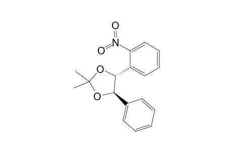 (4R,5R)-2,2-dimethyl-4-(2-nitrophenyl)-5-phenyl-1,3-dioxolane