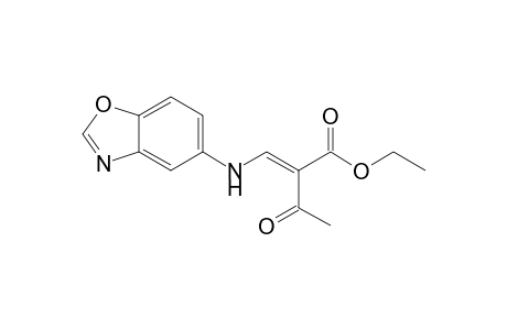 5-{[2'-Acetyl-2'-(ethoxycarbonyl)ethenyl]amino}-benzoxazole