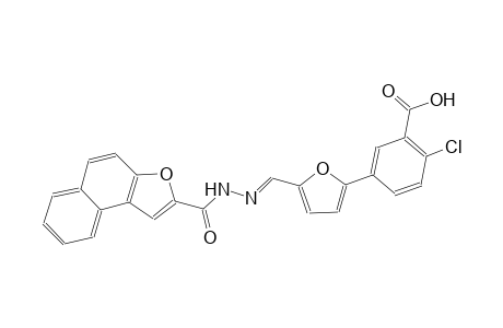 2-chloro-5-(5-{(E)-[(naphtho[2,1-b]furan-2-ylcarbonyl)hydrazono]methyl}-2-furyl)benzoic acid
