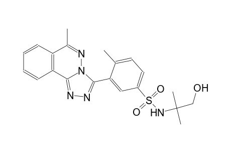 N-(2-hydroxy-1,1-dimethylethyl)-4-methyl-3-(6-methyl[1,2,4]triazolo[3,4-a]phthalazin-3-yl)benzenesulfonamide