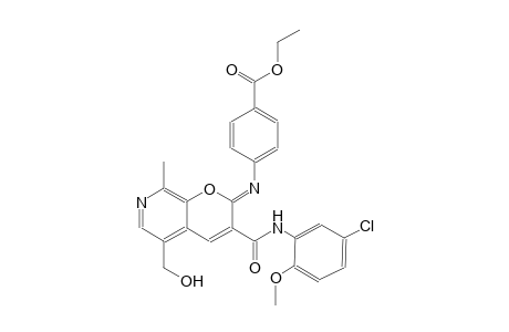 benzoic acid, 4-[[(2Z)-3-[[(5-chloro-2-methoxyphenyl)amino]carbonyl]-5-(hydroxymethyl)-8-methyl-2H-pyrano[2,3-
