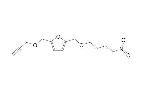 2-[)4-nitrobutoxy)methyl]-5-[(2-propynloxy)methyl]furan
