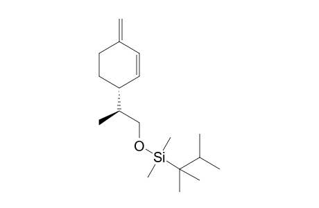 2,3-Dimethylbutan-2-yl-dimethyl-[(2S)-2-[(1R)-4-methylene-1-cyclohex-2-enyl]propoxy]silane