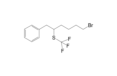(6-Bromo-1-phenylhexan-2-yl)(trifluoromethyl)sulfane