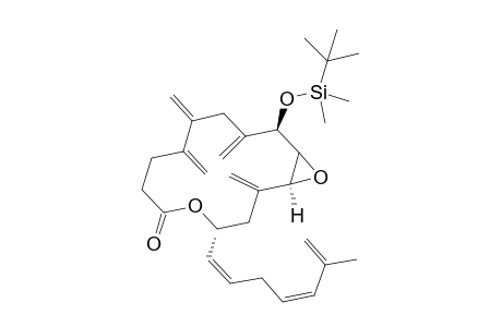(1S,4R, 13R)-13-[(t-Butyl)dimethylsilyloxy]-2,9,10,12-tetramethylene-4-[(1Z,4Z)-6'-methylhepta-1',4',6'-trienyl]-5,15-dioxabicyclo[12.1.0]pentadecan-6-one