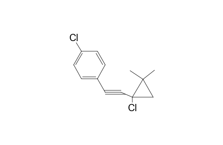 Cyclopropane, 1-chloro-1(4-chlorophenylethynyl)-2,2-dimethyl-