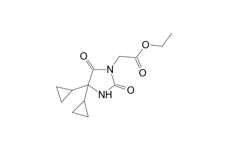 4,4-dicyclopropyl-2,5-dioxo-1-imidazolineacetic acid, ethyl ester