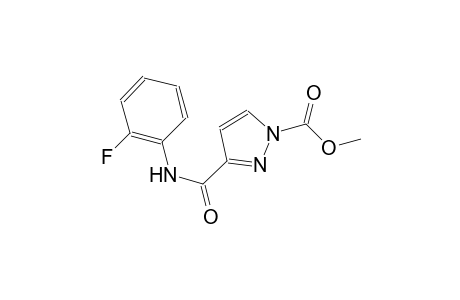 methyl 3-[(2-fluoroanilino)carbonyl]-1H-pyrazole-1-carboxylate