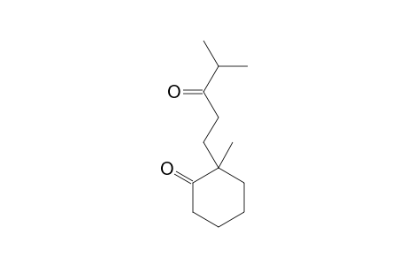 2-(3-keto-4-methyl-pentyl)-2-methyl-cyclohexanone