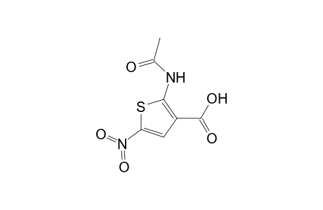 2-Acetamido-5-nitro-3-thenoic acid