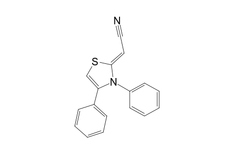 Acetonitrile, 2-(3,4-diphenyl-2(3H)-thiazolylidene)-