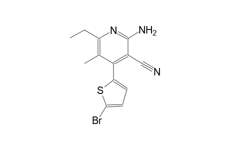 2-amino-4-(5-bromo-2-thienyl)-6-ethyl-5-methylnicotinonitrile