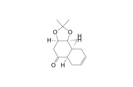 (3R,4S,4aS,8aR)-3,4-O-Isopropylidene-3,4-dihydroxy-3,4,4a,5,8,8a-hexahydro-1(2H)-naphthalenone