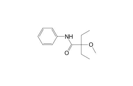 2-Ethyl-2-methoxy-1-phenylamino-1-butanone