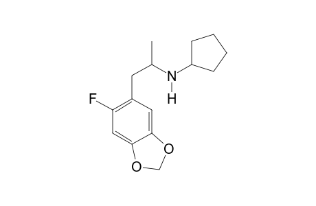 N-Cyclopentyl-2-fluoro-4,5-methylenedioxyamphetamine