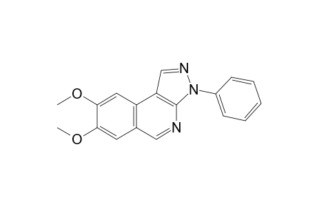 7,8-Dimethoxy-3-phenylpyrazolo[3,4-c]isoquinoline