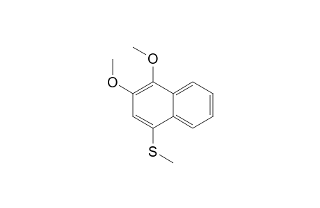 1-(Methylthio)-3,4-dimethoxynaphthalene