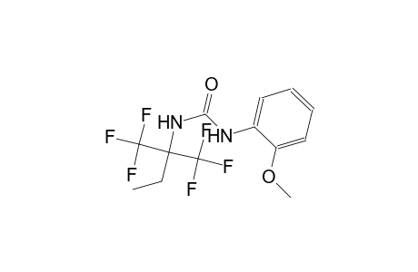 N-[1,1-bis(trifluoromethyl)propyl]-N'-(2-methoxyphenyl)urea