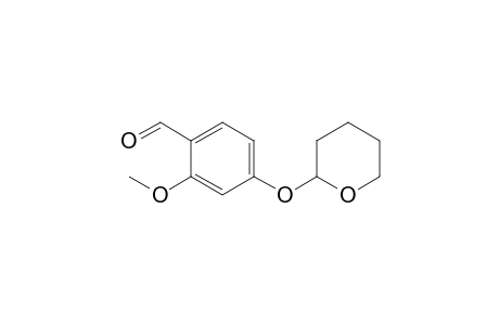 2-Methoxy-4-(2-oxanyloxy)benzaldehyde