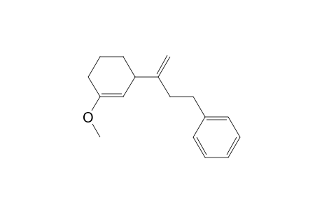 3-(3-methoxycyclohex-2-en-1-yl)but-3-enylbenzene