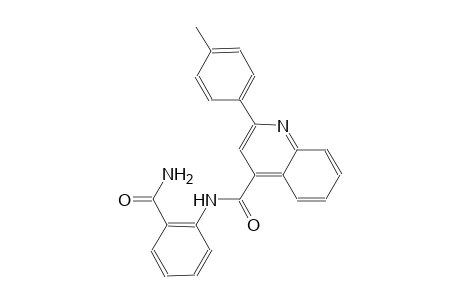 N-[2-(aminocarbonyl)phenyl]-2-(4-methylphenyl)-4-quinolinecarboxamide