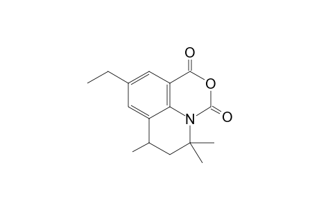 9-Ethyl-5,5,7-trimethyl-6,7-dihydro-1H,5H-[1,3]oxazino[5,4,3-ij]quinoline-1,3-dione