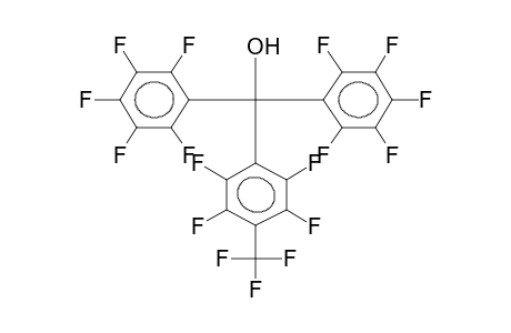 4-TRIFLUOROMETHYL-2,3,5,6-TETRAFLUOROPHENYL-BIS(PENTAFLUOROPHENYL)CARBINOL