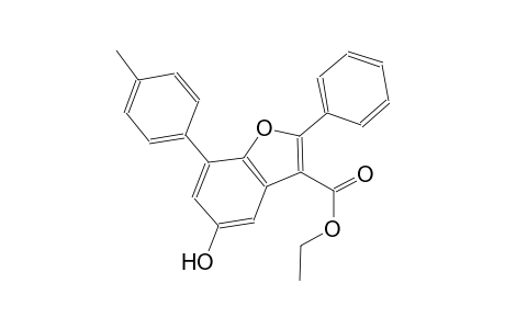 ethyl 5-hydroxy-7-(4-methylphenyl)-2-phenyl-1-benzofuran-3-carboxylate