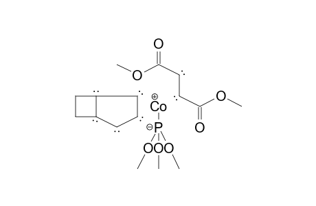 Cobalt(I), .eta.-5-(bicyclo[3.2.0]hepta-1,3-dienyl)-(trimethylphosphite)(dimethyl fumarate)