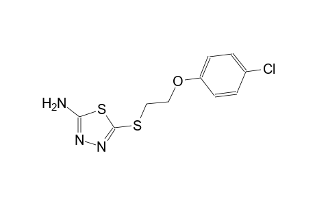 1,3,4-thiadiazol-2-amine, 5-[[2-(4-chlorophenoxy)ethyl]thio]-