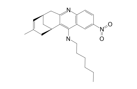 N-HEXYL-9-METHYL-2-NITRO-6,7,10,11-TETRAHYDRO-7,11-ETHANOCYCLOOCTA-[B]-QUINOLIN-12-AMINE