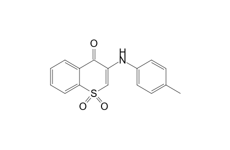 4H-1-Benzothiopyran-4-one, 3-[(4-methylphenyl)amino]-, 1,1-dioxide