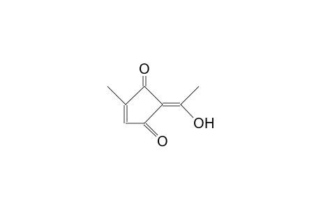 2-(1-Hydroxy-ethylidene)-4-methyl-cyclopent-4-ene-1,3-dione