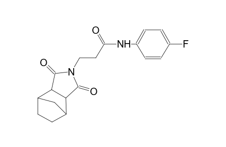 3-(1,3-dioxohexahydro-1H-4,7-methanoisoindol-2(3H)-yl)-N-(4-fluorophenyl)propanamide