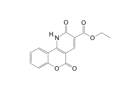 2,5-diketo-1H-chromeno[3,4-e]pyridine-3-carboxylic acid ethyl ester