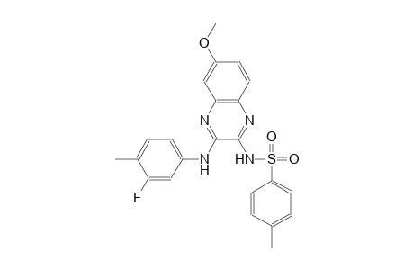 benzenesulfonamide, N-[3-[(3-fluoro-4-methylphenyl)amino]-6-methoxy-2-quinoxalinyl]-4-methyl-
