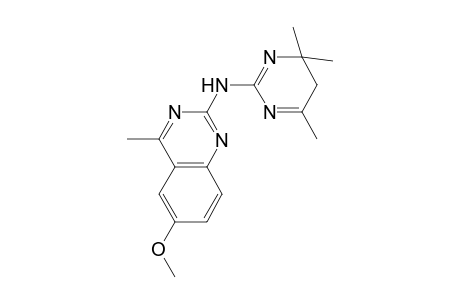 N-(6-Methoxy-4-methyl-2-quinazolinyl)-N-(4,4,6-trimethyl-4,5-dihydro-2-pyrimidinyl)amine
