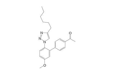 1-[2'-(4-Hexyl-1,2,3-triazol-1-yl)-5'-methoxybiphenyl-4-yl]ethanone