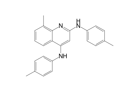 8, 4',4''-Trimethyl-2,4-bis-(N-phenylamino)quinoline