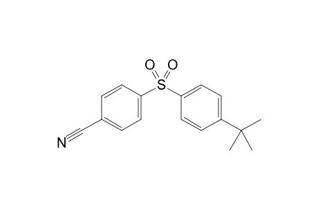 4-((4-(tert-butyl)phenyl)sulfonyl)benzonitrile