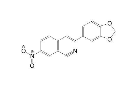 2-[(E)-2-(1,3-benzodioxol-5-yl)ethenyl]-5-nitrobenzonitrile