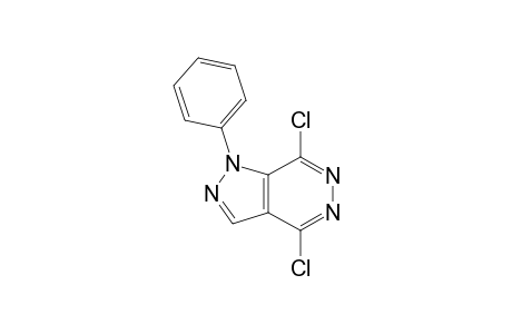 1H-Pyrazolo[3,4-d]pyridazine, 4,7-dichloro-1-phenyl-
