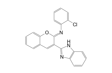 N-[(2Z)-3-(1H-benzimidazol-2-yl)-2H-chromen-2-ylidene]-2-chloroaniline