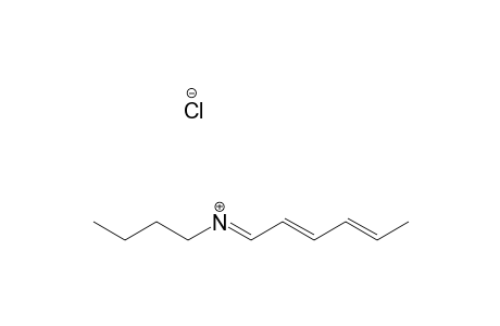 N-HEXA-2,4-DIENYLIDEN-N-BUTYLAMIN-HYDROCHLORIDE