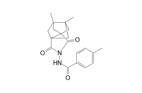 7,8-Dimethyl-3-[4-methylbenzoyl)amino]-3-azatetracyclo[5.2.1.1(5,8).0(1,5)]undecane-2,4-dione