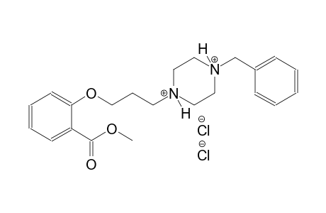 1-benzyl-4-{3-[2-(methoxycarbonyl)phenoxy]propyl}piperazinediium dichloride