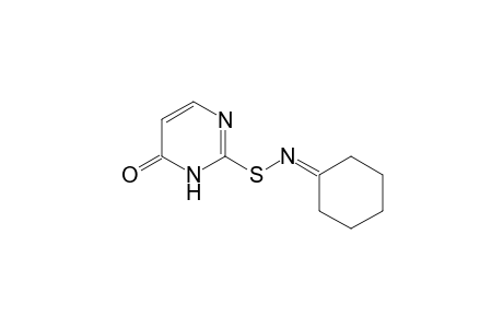 2-[(Cyclohexylidenamino)thio]pyrimidin-4-one