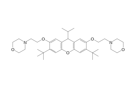 2,7-Bis[2-(morpholin-4-yl)ethoxy]-3,6-di-t-butyl-9-isopropyl-9H-xanthene